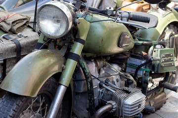 Fototapeta premium Old navy motorbike