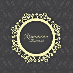 Concept for Muslim community Holy Month of Ramadan Kareem.
