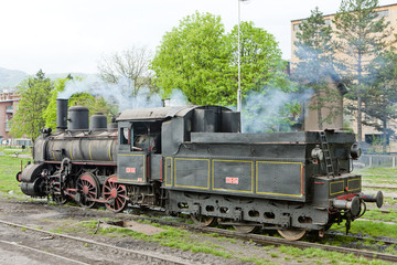 steam locomotive (126.014), Resavica, Serbia