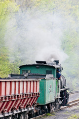 Fototapeta premium narrow gauge railway, Banovici, Bosnia and Hercegovina