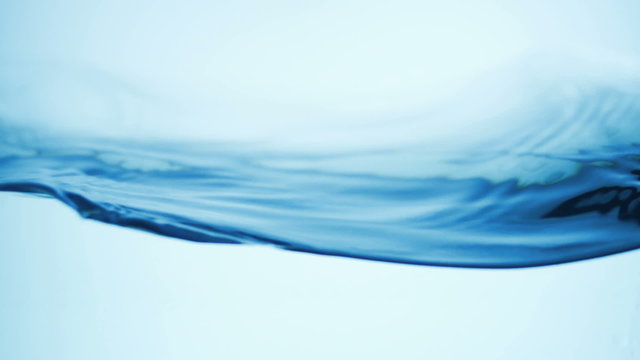 water wave close up in slow motion