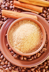 sugar and coffee