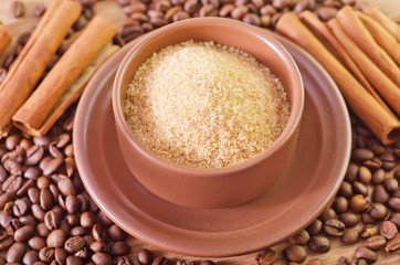 sugar and coffee
