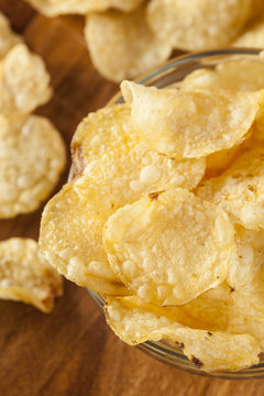 Unhealthy Crispy Potato Chips