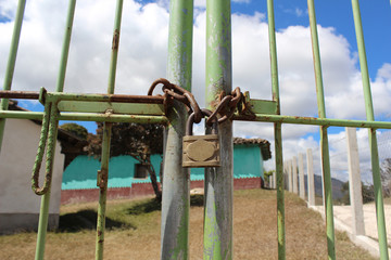 Fototapeta premium Locked Gate