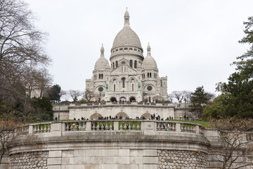 Fototapeta premium Katedra Montmartre w Paryżu, Francja