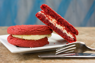 Red Velvet Sandwiches