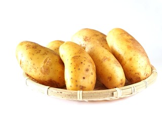 Potato isolated on white background