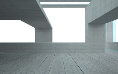 Obraz premium abstract interior with turquoise glass