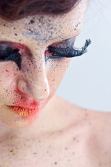Fototapeta premium Beautiful Woman with Luxury Makeup
