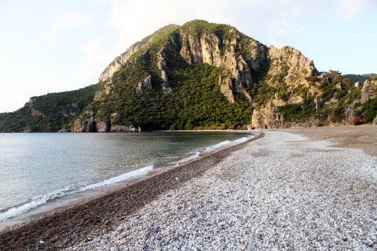 Beach and mount