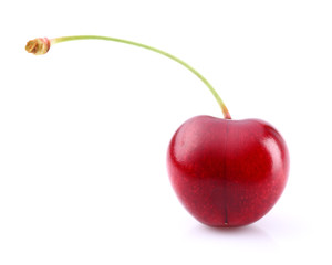 Cherry in closeup