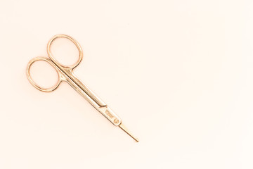 Brow scissors.