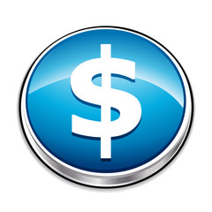 Blue dollar icon button.