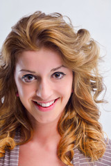 Naklejka premium Beautiful Woman with Luxury Makeup
