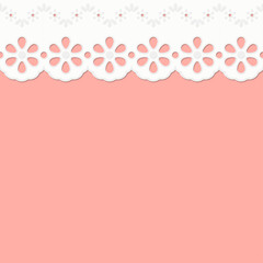 Bordüre auf farbigem Untergrund - endlos