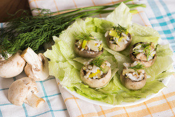 Stuffed mushrooms
