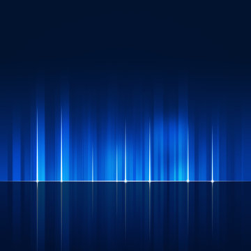 Dynamic Abstract Tech Lines Blue Background