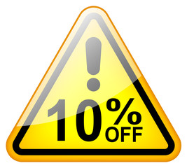 10% off sign