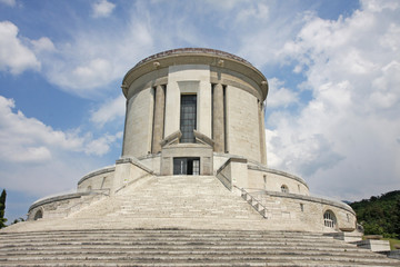 ossuary of fallen soldiers during the first world war in the tow