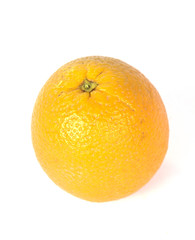 One orange isolated