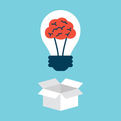 Light bulb with brain