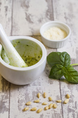 Selbstgemachtes Pesto