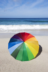 Sonnenschirm am Strand
