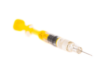 syringe with a vaccine