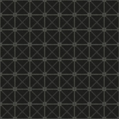 Rugged old anti-slip metal grid-tile floor seamless texture