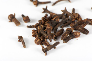 Dried buds of spicy clove