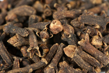 Dried buds of spicy clove