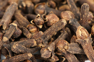 Dried buds of spicy clove