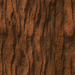 Simulated tree bark background - seamless texture