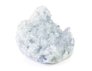 Obraz premium beautiful celestite druse close-up