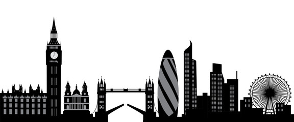 Naklejka premium london skyline