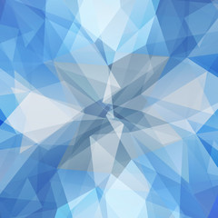 Obraz premium Abstract geometric ice flower