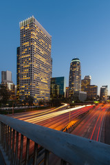 Fototapeta premium Speeding through Los Angeles