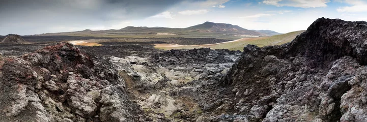 Cercles muraux Volcan lave