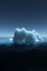 Night Iceberg