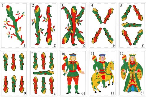 Baraja española imágenes de stock de arte vectorial