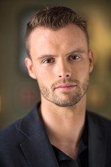 Obraz premium Confident Businessman At Cafe