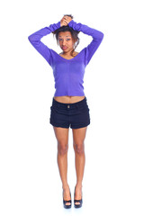 Fototapeta premium Young smiling girl