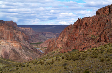Pinturas River Canyon, in Argentina (Cave of the Hands)