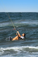 Kite surfing Cullera beach Spain