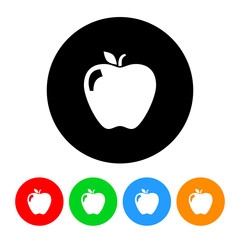 Apple Icon with Color Variations