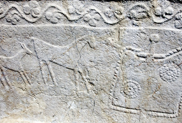 ornament on the stone