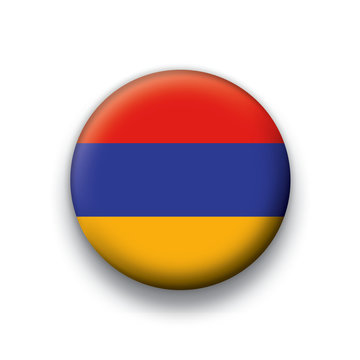 recommend clip art: Vector flag button series Armenia