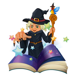 A storybook about a black witch