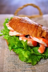 エビのサンドイッチ